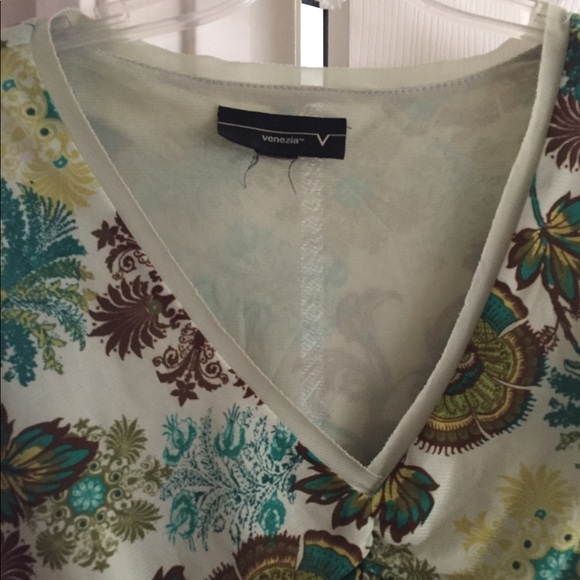 Lane Bryant vintage 3 tiered 3/4 sleeve - Picture 4 of 7